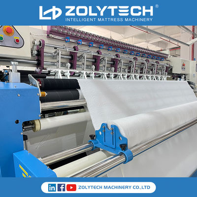 Sistema que acolcha automatizado velocidad del Mph Zolytech de la máquina 350 del colchón del CE