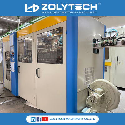180pcs/cadena de producción de la primavera del bolsillo del sistema automatizado de la máquina de la primavera automática mínima del bolsillo que arrolla 380V/220V
