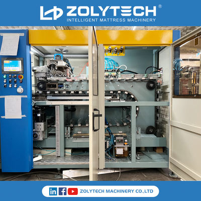 Línea altura 100-250m m de la máquina 180pcs/Min Computerized Pocket Spring Production de la primavera del bolsillo de ZOLYTECH que arrolla