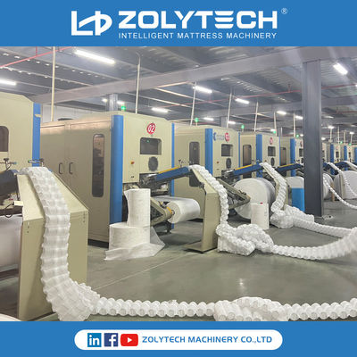 Máquina automática de bobinado de resorte mecánico de colchón de bolsillo de fabricación profesional