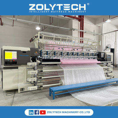 Máquina para cubrir colchones ZOLYTECH Máquina para cubrir colchones con agujas múltiples