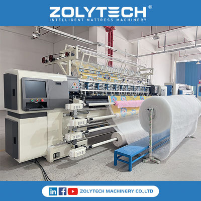 ZOLYTECH Máquina para cubrir colchones con agujas múltiples Máquina de cubrir colchones con agujas múltiples