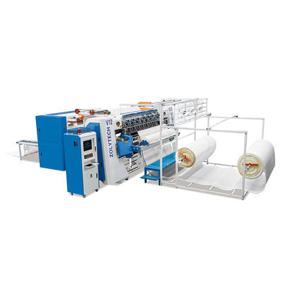 Puntada de cadena de la máquina de la multi-aguja de la maquinaria WV12 1200rpm del colchón de ZOLYTECH que acolcha para los edredones