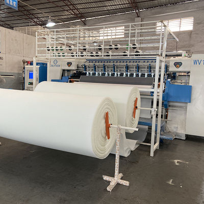 WV12 1200rpm Máquina de colchas de agujas múltiples, cadena de costura para colchas ZOLYTECH Máquinas para colchones