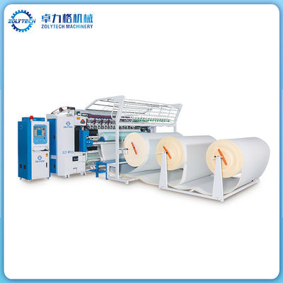 Maquinaria para colchones ZOLYTECH WV15 1500 rpm Máquina de colchas de agujas múltiples