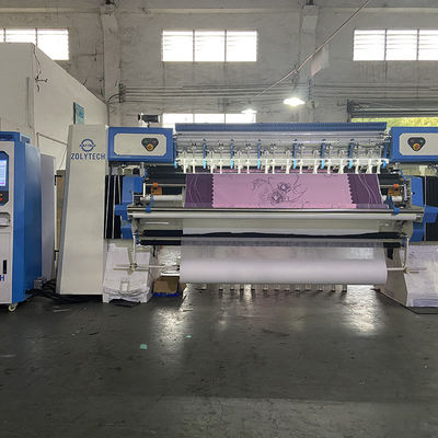 Máquina que acolcha automatizada automatizada velocidad de la puntada de cadena WV15 para la distancia de la aguja del colchón 25.4m m