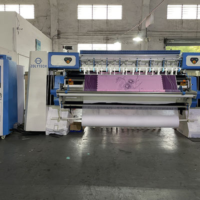 Puntada de cadena automatizada maquinaria de la máquina del colchón de ZOLYTECH que acolcha para los edredones WV15 1500rpm