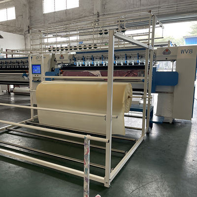 Máquina que acolcha automatizada velocidad del colchón de la puntada de cadena WV8 para la distancia de la aguja del colchón 25.4m m