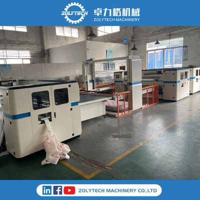 El panel automático Hemming Machine del sistema Hemming System ZOLYTECH ZLT-HM del colchón que ensancha