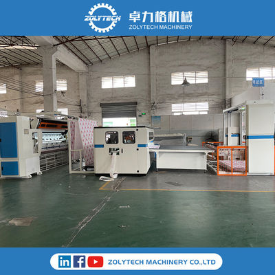 Sistema que ensancha del colchón de la máquina de Hemming Station Mattress Hemming Unit