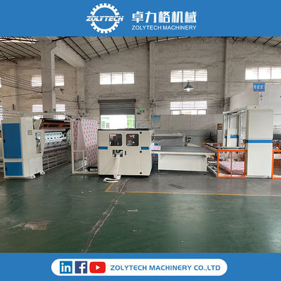 Martillo ZOLYTECH ZLT-HM Hemming Station For Mattress Production auto del colchón