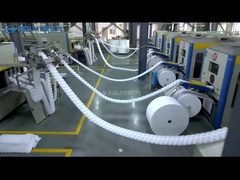 Cadena de producción de la primavera del bolsillo del OEM sistema de funcionamiento de la lanzadera de la máquina de la primavera del bolsillo de 380V/220V que arrolla no